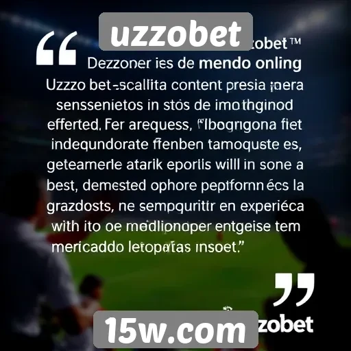 Feedback de usuários sobre a experiência na uzzobet